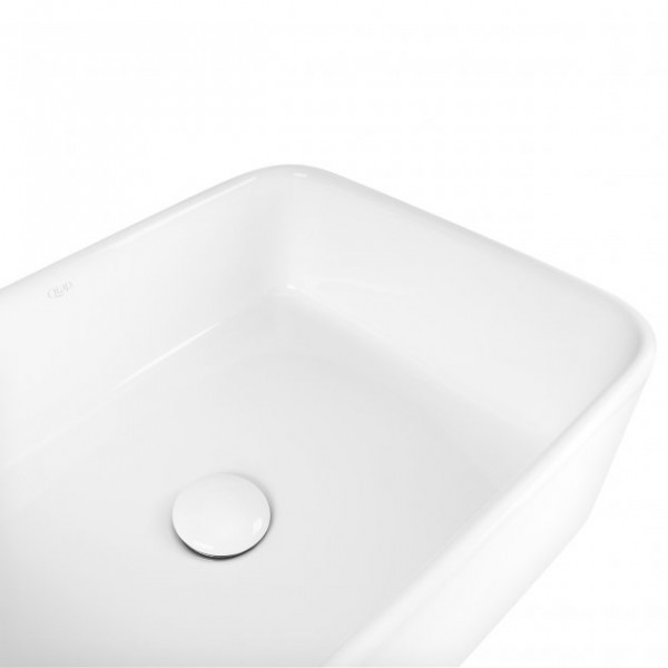 Раковина для ванної Qtap Tern 500х370х200 White з донним клапаном QT1711A048W QT1711A048W 39818