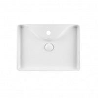 Раковина для ванної Qtap Crow 515х370х120 White з донним клапаном QT0511A064W QT0511A064W 39820