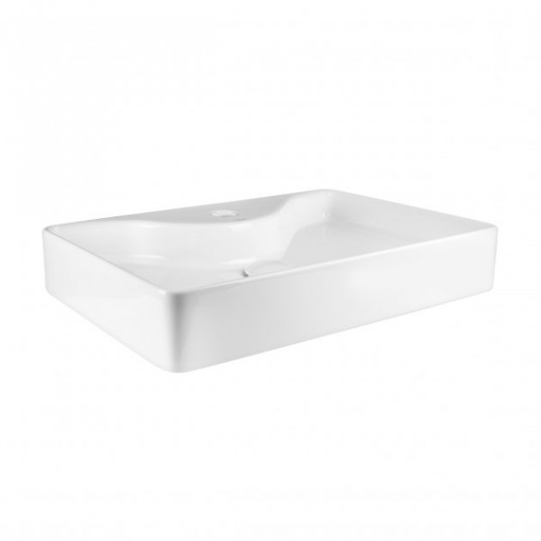 Раковина для ванної Qtap Crow 515х370х120 White з донним клапаном QT0511A064W QT0511A064W 39820