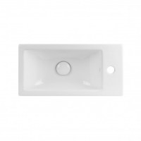Раковина для ванної Qtap Crow 500х255х130 White з донним клапаном QT0511A010W QT0511A010W 39821