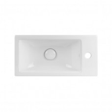 Раковина для ванної Qtap Crow 500х255х130 White з донним клапаном QT0511A010W QT0511A010W 39821