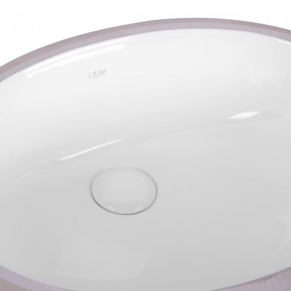 Раковина для ванної Qtap Stork 495х410х185 White з донним клапаном QT1511LU023W QT1511LU023W 39823