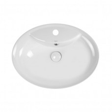 Раковина для ванної Qtap Stork 546х406х180 White з донним клапаном QT1511L737W QT1511L737W 39825