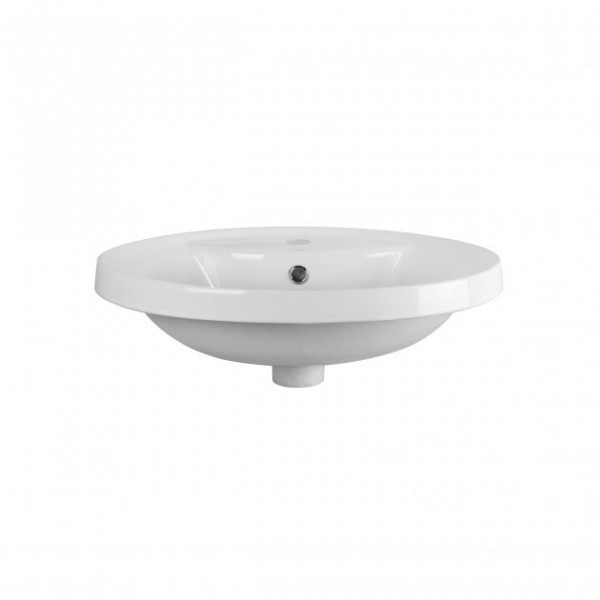 Раковина для ванної Qtap Stork 546х406х180 White з донним клапаном QT1511L737W QT1511L737W 39825