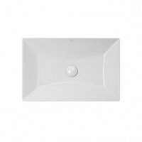 Раковина для ванної Qtap Crow 558х372х145 White з донним клапаном QT0511L739W QT0511L739W 39832