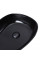 Раковина для ванної Qtap Leo 400x350x160 Matt black з донним клапаном QT1111A053MB QT1111A053MB 39834
