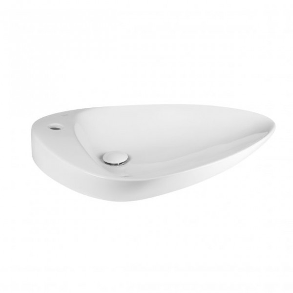 Раковина для ванної Qtap Leo 695х460х115 White з донним клапаном QT1111A089TW QT1111A089TW 39835