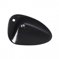 Раковина для ванної Qtap Leo 695х460х115 Matt black з донним клапаном QT1111A089TMB QT1111A089TMB 39836