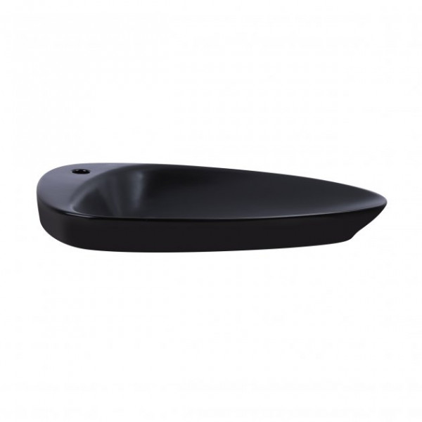 Раковина для ванної Qtap Leo 695х460х115 Matt black з донним клапаном QT1111A089TMB QT1111A089TMB 39836