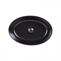 Раковина для ванної Qtap Leo 450х305х160 Matt black з донним клапаном QT1111A052MB QT1111A052MB 39838