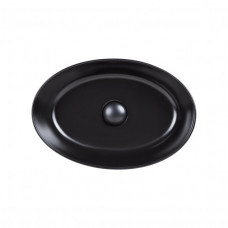 Раковина для ванної Qtap Leo 450х305х160 Matt black з донним клапаном QT1111A052MB QT1111A052MB 39838