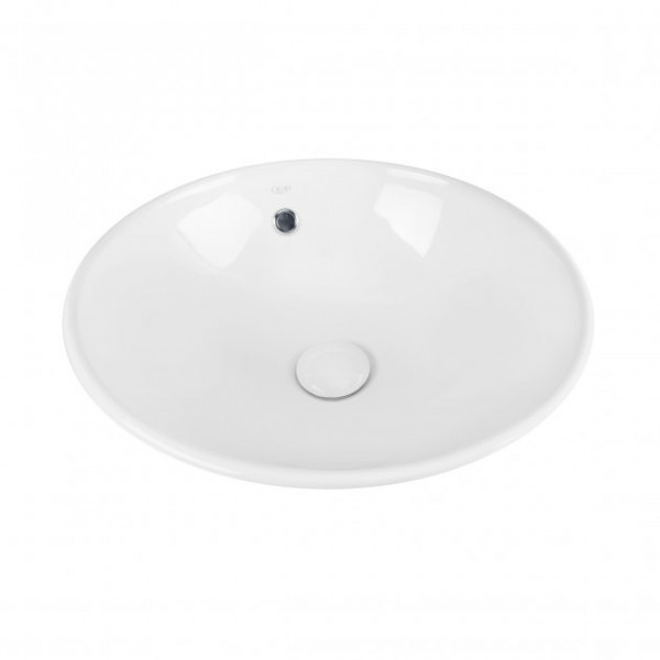 Раковина для ванної Qtap Robin 383х383х175 White з донним клапаном QT1311L408W QT1311L408W 39841