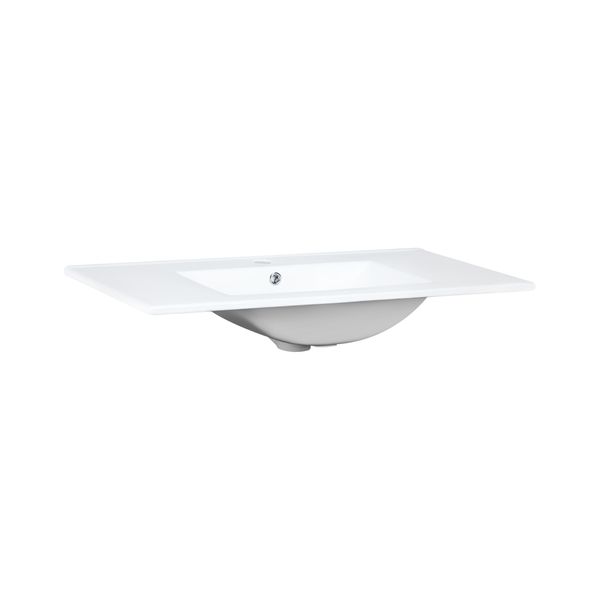 Раковина для ванної Qtap Albatross New 910x470x180 White з донним клапаном QT0111750690W QT0111750690W 39891