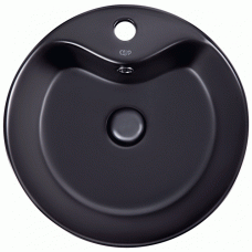 Раковина для ванної Qtap Scorpio 400x400x140 Matt black з донним клапаном QT14113018BMBMB QT14113018BMBMB 40135