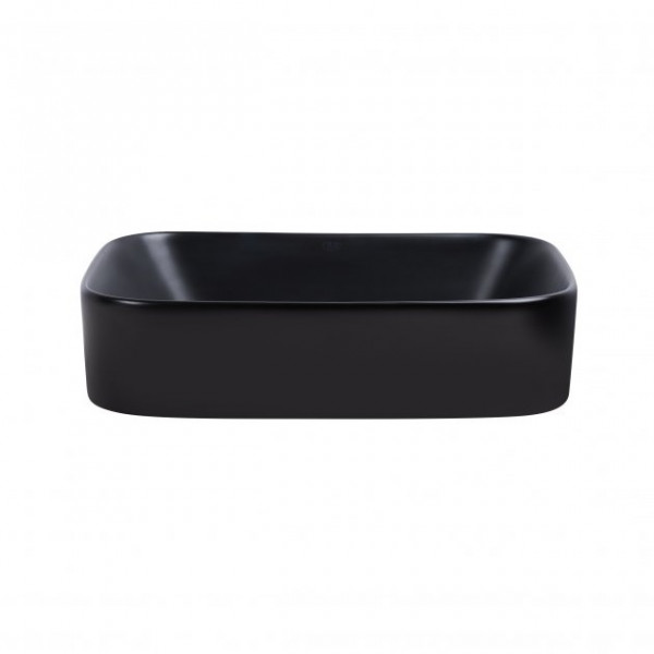 Раковина для ванної Qtap Scorpio 450х390х120 Matt black з донним клапаном QT14112242MBMB QT14112242MBMB 40138