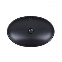 Раковина для ванної Qtap Dove 410х335х145 Matt black QT063078MBMB QT063078MBMB 40143