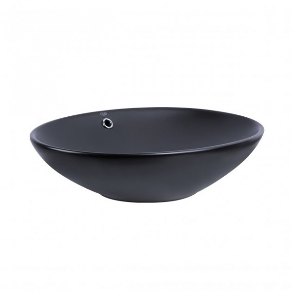 Раковина для ванної Qtap Dove 410х335х145 Matt black QT063078MBMB QT063078MBMB 40143
