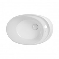 Раковина для ванної Qtap Scorpio 590х380х190 White з донним клапаном QT14111037W QT14111037W 40147