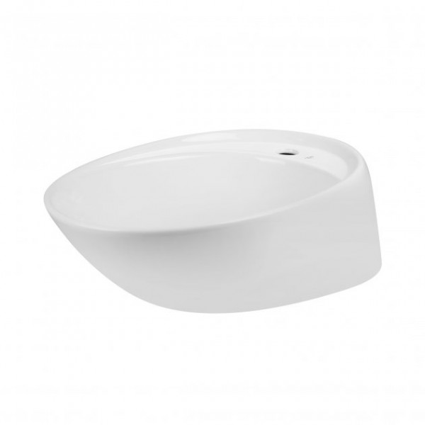Раковина для ванної Qtap Scorpio 590х380х190 White з донним клапаном QT14111037W QT14111037W 40147