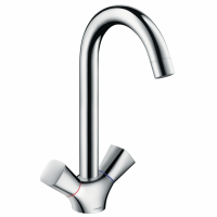 Змішувач Hansgrohe Logis 220 для кухні двовентильний (71280000)