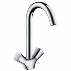 Змішувач Hansgrohe Logis 220 для кухні двовентильний (71280000)