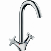 Змішувач Hansgrohe Logis Classic 220 двовентельний для кухні (71285000)