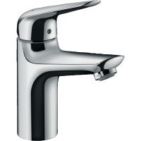 Змішувач Hansgrohe Novus 100 для умивальника LowFlow 3.5 л/хв, push open (71034000)