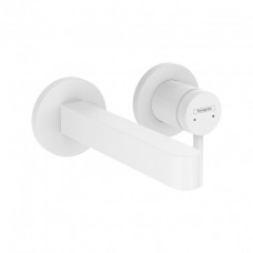 Змішувач Hansgrohe Finoris 165 для умивальника Matt White (76051700)