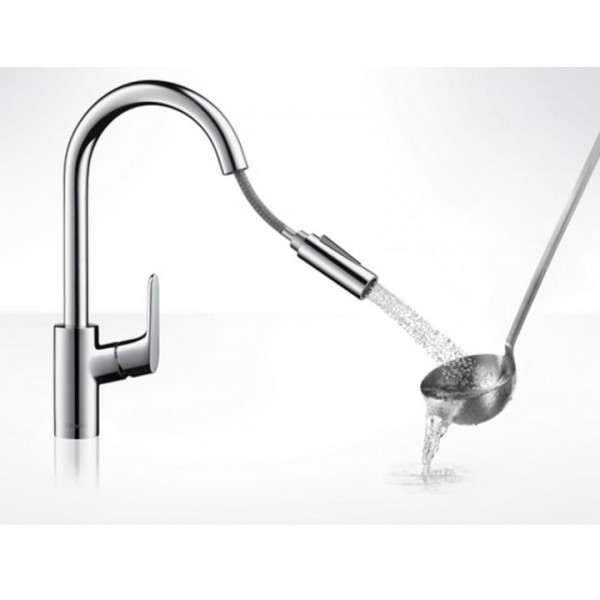 Змішувач Hansgrohe Focus 240 2jet для кухні (31815000)