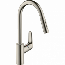 Змішувач Hansgrohe Focus 240 2jet для кухні Stainless Steel (31815800)