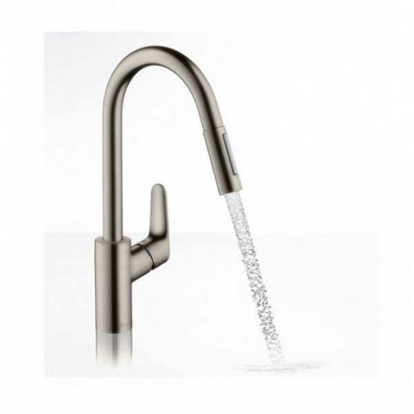 Змішувач Hansgrohe Focus 240 2jet для кухні Stainless Steel (31815800)