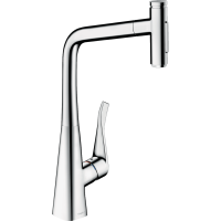 Змішувач Hansgrohe Metris Select 320 2jet кухонний Sbox (73816000)