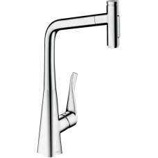 Змішувач Hansgrohe Metris Select 320 2jet кухонний Sbox (73816000)