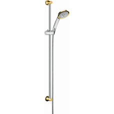 Душовий набір Raindance Classic 100 3jet 90см Chrome/Gold Optic (27841090)
