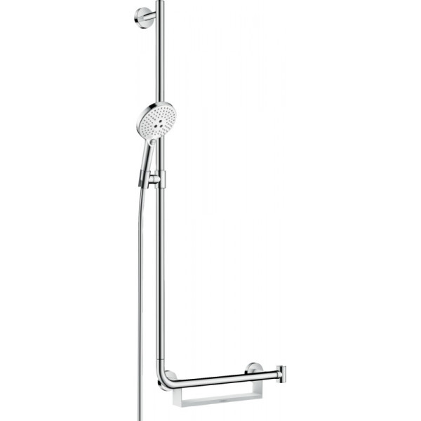 Душовий набір Raindance Select S 120/110 см 3Jet Left White/Chrome (26325400)
