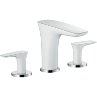 Змішувач Hansgrohe PuraVida 100 для раковини хромований білий (15073400)