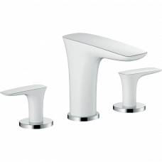 Змішувач Hansgrohe PuraVida 100 для раковини хромований білий (15073400)