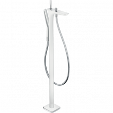 Змішувач Hansgrohe PuraVida для ванни хромований/білий (15473400)