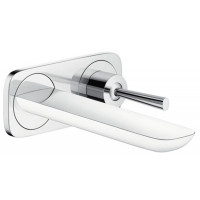 Змішувач Hansgrohe PuraVida для раковини прихованого монтажу 165 мм, колір хром-білий (15084400)