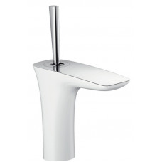 Змішувач Hansgrohe PuraVida для умивальника хромований-білий (15074400)