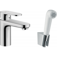 Змішувач Hansgrohe Vernis Blend 100 для умивальника з гігієнічної лійкою Chrome (71215000)