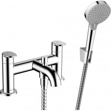 Змішувач Hansgrohe Vernis Blend для ванни на 2 відчинки з душовим комплектом, Chrome (71461000)