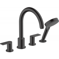 Змішувач Hansgrohe Vernis Blend для ванни на 4 відчинки Matt Black (71456670)