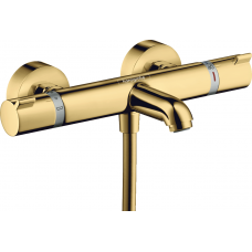 Змішувач Hansgrohe з термостатом для ванни Ecostat Comfort Polished Gold Optic (13114990)