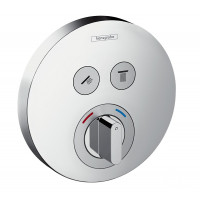 Змішувач Hansgrohe прихованого монтажу ShowerSelect S на 2 клавіші, (15748000)