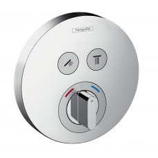 Змішувач Hansgrohe прихованого монтажу ShowerSelect S на 2 клавіші, (15748000)