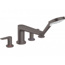Змішувач Hansgrohe Talis E для ванни на 4 отвори Brushed Black (71748340)