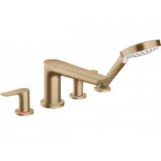 Змішувач Hansgrohe Talis E для ванни на 4 отвори Brushed Bronze (71748140)
