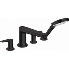 Змішувач Hansgrohe Talis E для ванни на 4 відчинки Matt Black (71748670)