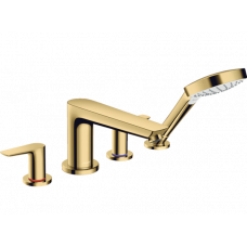 Змішувач Hansgrohe Talis E для ванни на 4 відвіри Polished Gold Optic (71748990)